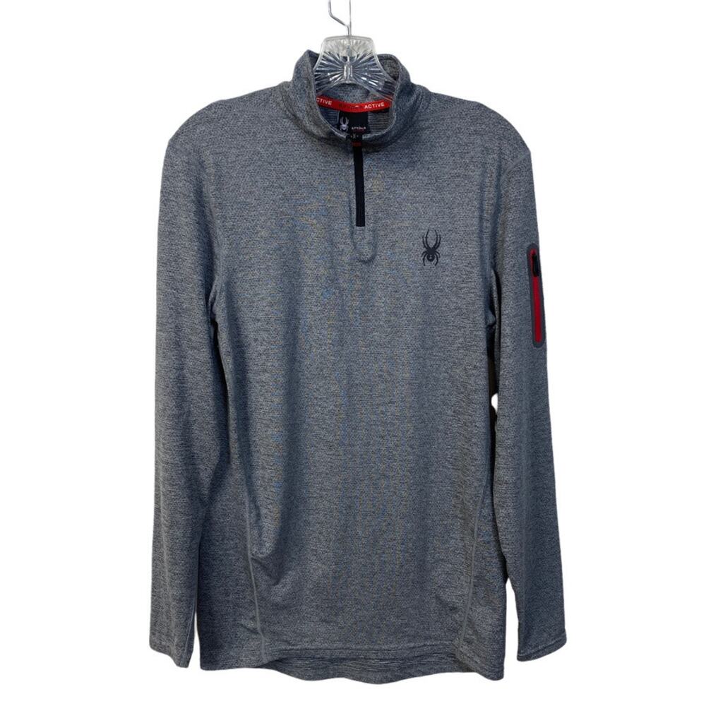Men's SPYDER ACTIVE 1/4-Zip Proweb Long Sleeve Layer Top S M Layer Athleisure